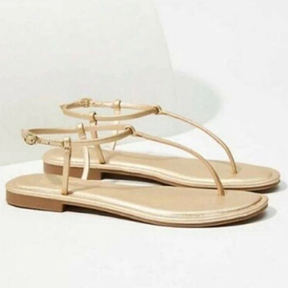 soft gold sandals